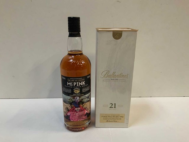 Scotch whisky (2x) - afbeelding 1 van  2