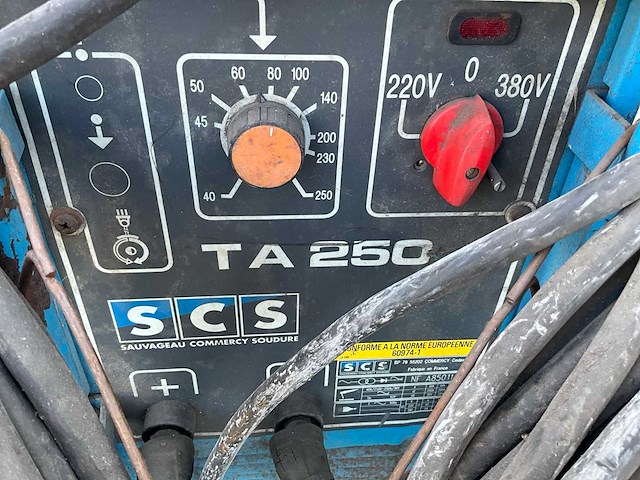 Scs ta250 elektrode lasapparaat - afbeelding 2 van  7