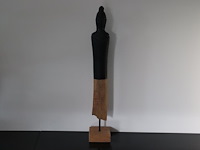 Sculptuur buddha mangohout - afbeelding 3 van  6