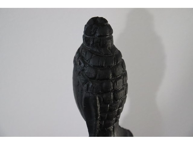 Sculptuur buddha mangohout - afbeelding 5 van  6