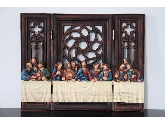 Sculptuur laatste avondmaal - afbeelding 1 van  8
