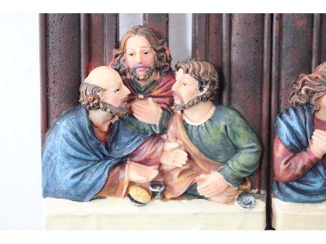 Sculptuur laatste avondmaal - afbeelding 3 van  8
