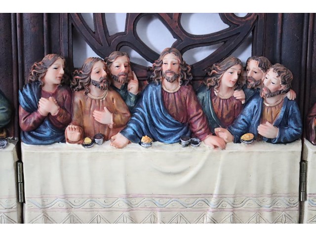 Sculptuur laatste avondmaal - afbeelding 4 van  8
