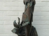 Sculptuur op bronze sokkel, robert vandereycken - afbeelding 2 van  2
