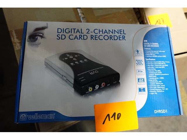 Sd-card recorder velleman - afbeelding 1 van  2