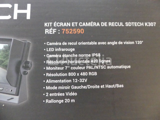 Sd tech k307 voertuig achteruitrijcamera - afbeelding 4 van  5