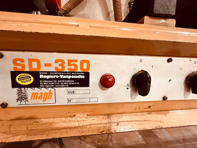 Sd350 dubbele afkortzaagmachine - afbeelding 4 van  5