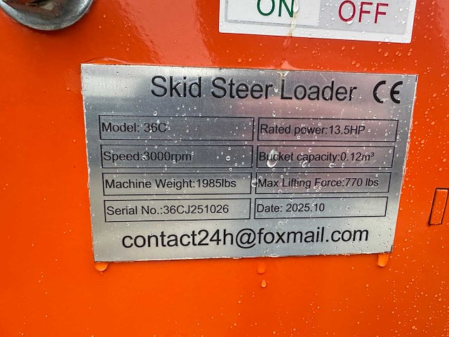 Sdlool - 2025 - sl36c - mini rupslader met toebehoren - afbeelding 36 van  41