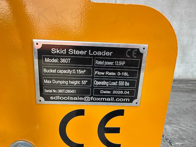 Sdlool - 2026 - 360t - mini-schranklader - afbeelding 7 van  31