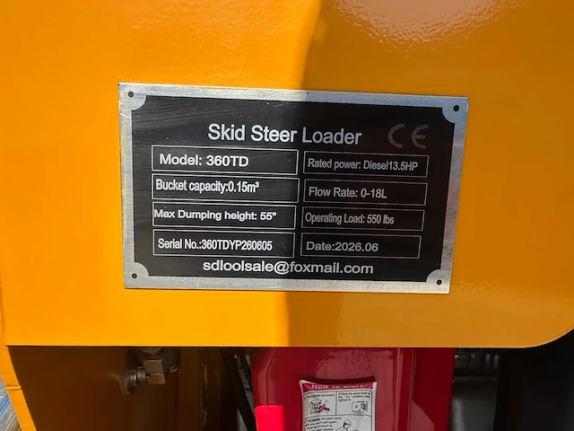 Sdlool - 2026 - 360td - mini-schranklader - afbeelding 28 van  29