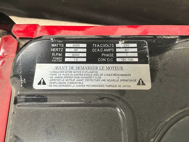 Sdmo ex 2800 profil stroomgenerator - afbeelding 6 van  7