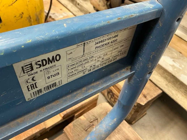 Sdmo phoenix 4200 stroomgenerator - afbeelding 6 van  7