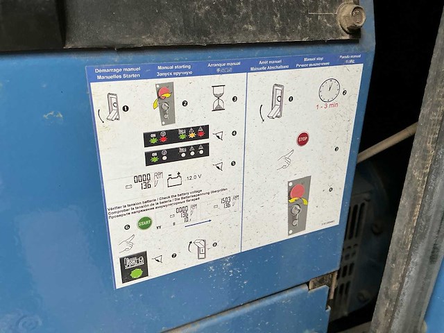 Sdmo t12k 11,5 kva stroomgenerator - afbeelding 6 van  9