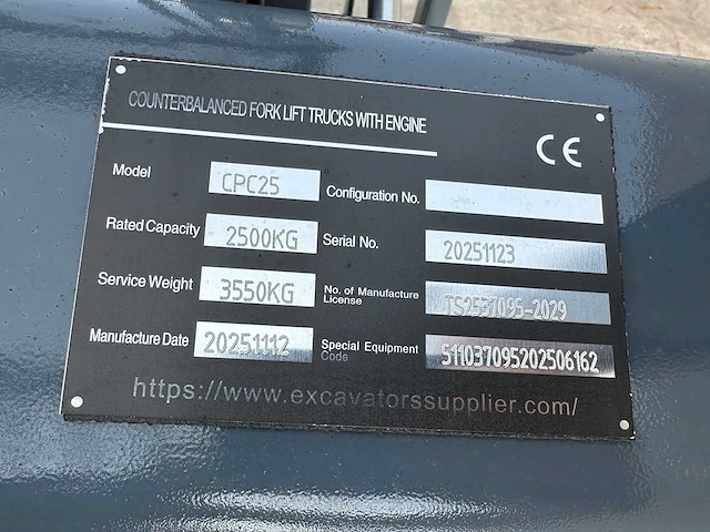 Sdvaijun - 2025 - cpc25 - vorkheftruck - afbeelding 21 van  43