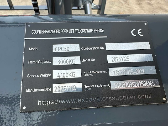 Sdvaijun - 2025 - cpc30 - vorkheftruck - afbeelding 37 van  40