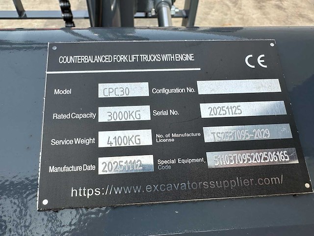 Sdvaijun - 2025 - cpc30 - vorkheftruck - afbeelding 29 van  40