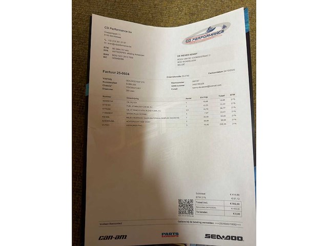 Seadoo - rxp 215 - waterscooter - afbeelding 13 van  21