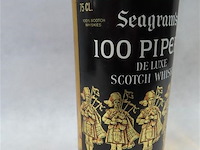 Seagram's 100 pipers de luxe scotch whisky - afbeelding 3 van  6