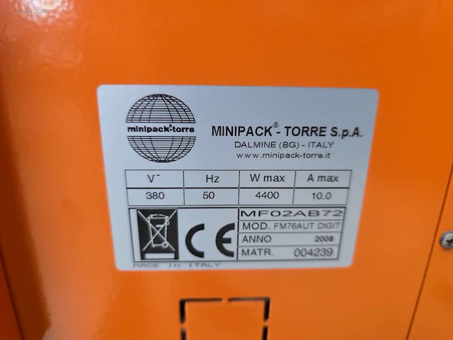 Sealingmachine minipack-torre mf02ab72 - afbeelding 6 van  6