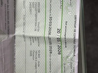 Seat leon, vsszzz1pzbr031824, 1e insch 24/02/2011, 86149km, 77kw, 1598cm³, diesel, manueel, hatchback, euro 5, mtm 1720kg, tarra 1207kg, 2 sleutels, keuring tot 20/05/2026, inschrijvingsbewijs deel i en ii en gelijkvormigheidsattest - afbeelding 7 van  20