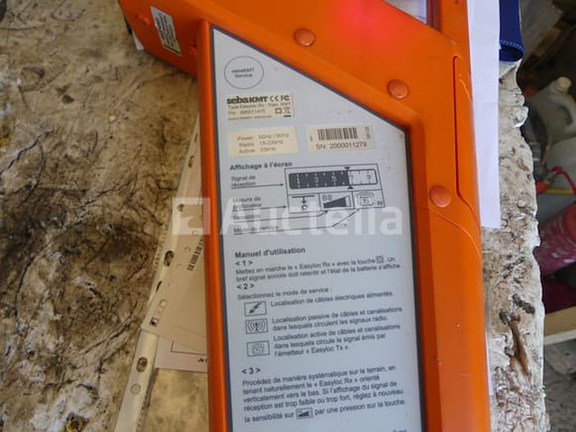 Seba ktm easyloc rx professionele ondergrondse kabeldetector - afbeelding 1 van  7