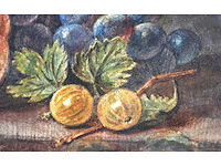 Sebastiaan theodorus voorn boers - stilleven met fruit - aquarel - 23x30 cm - afbeelding 6 van  8