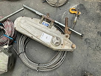 Secait t-35 staalkabel takel / tirfor - afbeelding 1 van  6