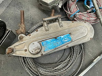 Secait t-35 staalkabel takel / tirfor - afbeelding 3 van  6