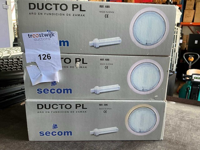 Secom plafondlamp (3x) - afbeelding 1 van  1