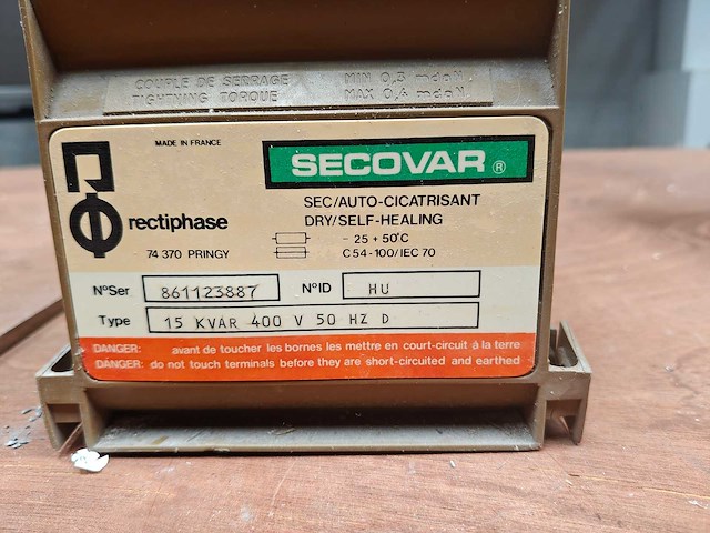 Secovar - 15 kvar 400v 50hz d - other electrical accessories - afbeelding 2 van  4