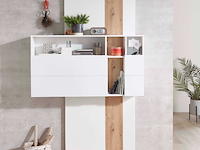Secretaire inovo 120cm 1 deur - wit/eik - afbeelding 7 van  7