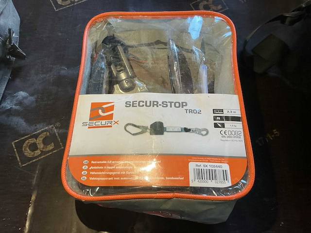 Securx tr2 valstopapparaat met oprolmechanisme - afbeelding 1 van  1
