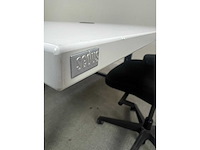 Sedus - 2p workbench +2 steelcase reply bureaustoelen - bureau (2x) - afbeelding 12 van  14