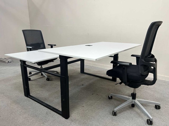 Sedus - 2p workbench + 2 x viasit bureaustoelen - bureau (4x) - afbeelding 6 van  12