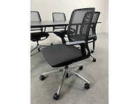 Sedus - mastermind - tafel+4 stoelen - vergaderset