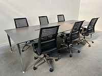 Sedus - mastermind + 6 steelcase think vergaderstoelen - vergaderset