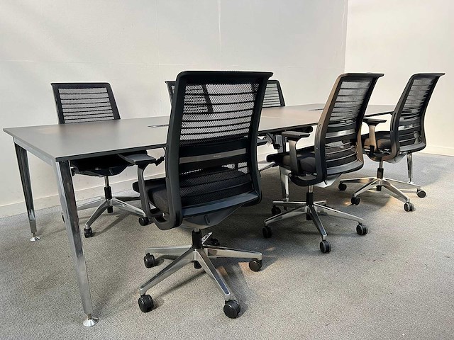 Sedus - mastermind + 6 steelcase think vergaderstoelen - vergaderset - afbeelding 18 van  21