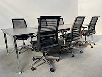 Sedus - mastermind + 6 steelcase think vergaderstoelen - vergaderset - afbeelding 18 van  21
