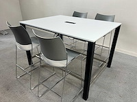 Sedus - mastermind hoge vergadertafel + 4 x casala hoge krukken - vergaderset - afbeelding 3 van  14