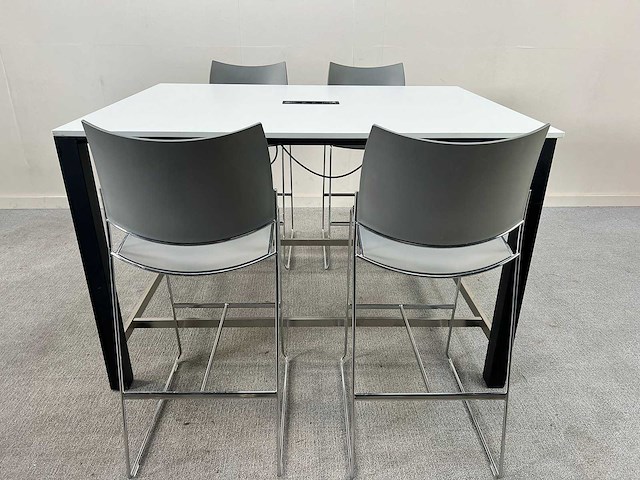 Sedus - mastermind hoge vergadertafel + 4 x casala hoge krukken - vergaderset - afbeelding 7 van  14