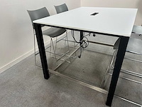 Sedus - mastermind hoge vergadertafel + 4 x casala hoge krukken - vergaderset - afbeelding 8 van  14