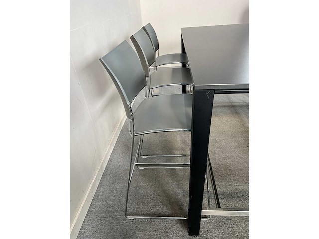 Sedus - mastermind hoge vergadertafel + 6 x casala hoge krukken - vergaderset - afbeelding 2 van  7