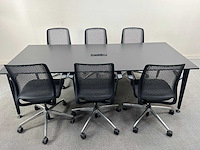 Sedus - mastermind tafel + 6 x sedus se:motion stoelen - vergaderset - vergaderset - afbeelding 4 van  11
