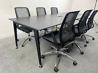 Sedus - mastermind tafel + 6 x sedus se:motion stoelen - vergaderset - vergaderset - afbeelding 2 van  4