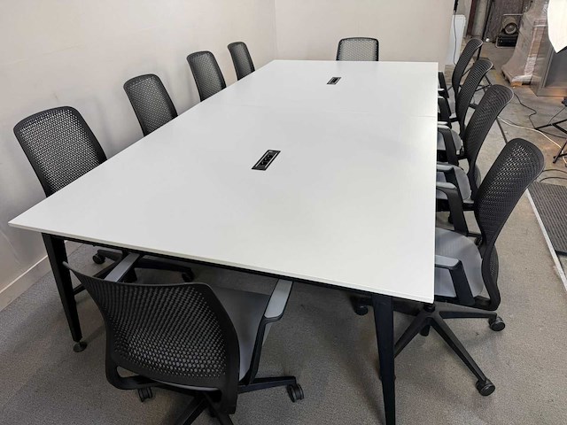 Sedus - mastermind vergadertafel + 10 sedus motion vergader/bureaustoelen - vergadertafel - afbeelding 1 van  6
