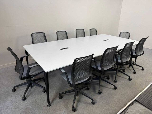 Sedus - mastermind vergadertafel + 10 sedus motion vergader/bureaustoelen - vergadertafel - afbeelding 2 van  6