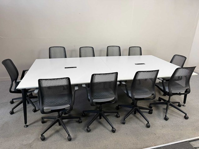 Sedus - mastermind vergadertafel + 10 sedus motion vergader/bureaustoelen - vergadertafel - afbeelding 4 van  6