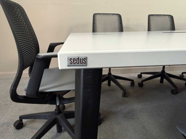 Sedus - mastermind vergadertafel + 10 sedus motion vergader/bureaustoelen - vergadertafel - afbeelding 6 van  6
