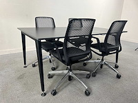 Sedus - vergadertafel + 4 sedus se:motion vergaderstoelen - vergaderset - afbeelding 4 van  11