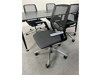 Sedus - vergadertafel + 4 sedus se:motion vergaderstoelen - vergaderset - afbeelding 10 van  11